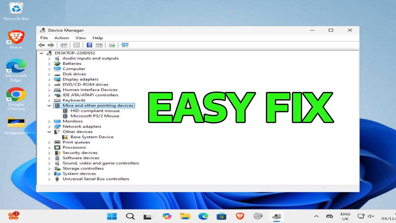 How To Fix Touchpad Not Showing in Device Manager Touchpad Not Working in Windows