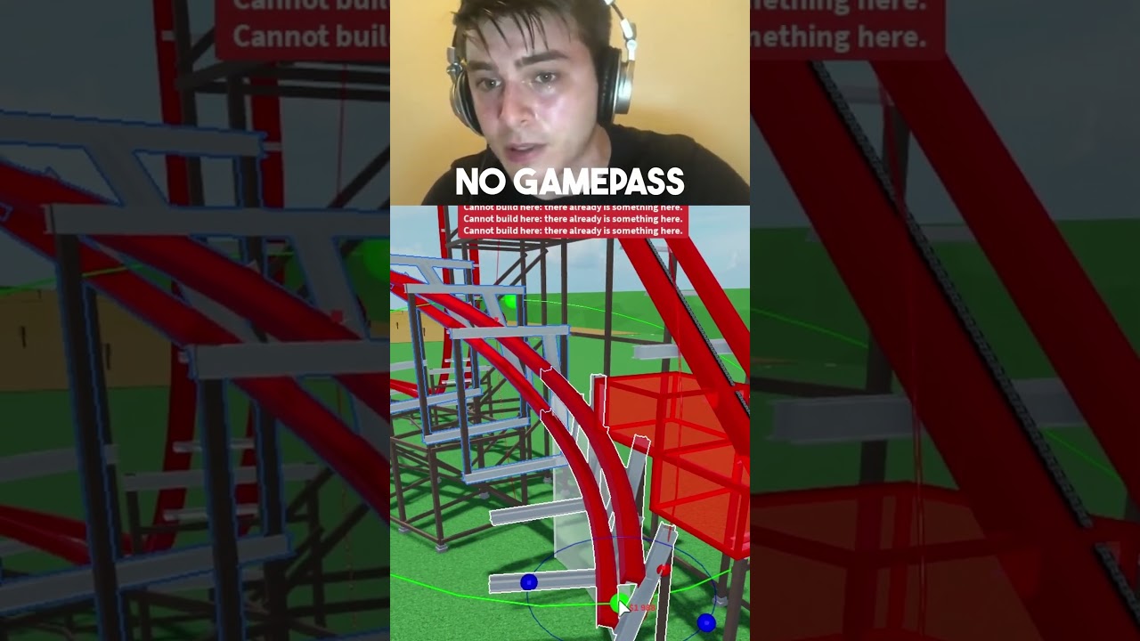 How it feels to build a Rollercoaster with No Gamepasses