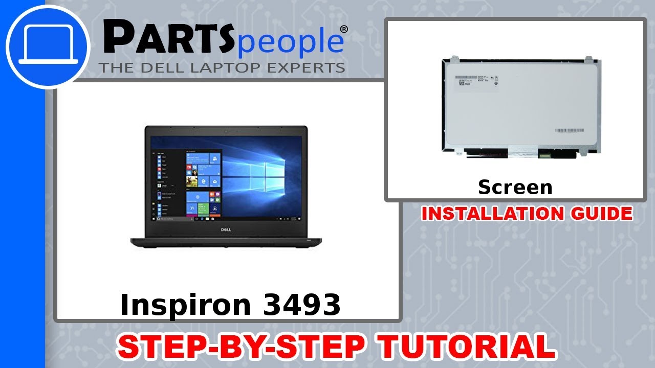 Dell Inspiron 3493 (P89G001) Screen How-To Video Tutorial