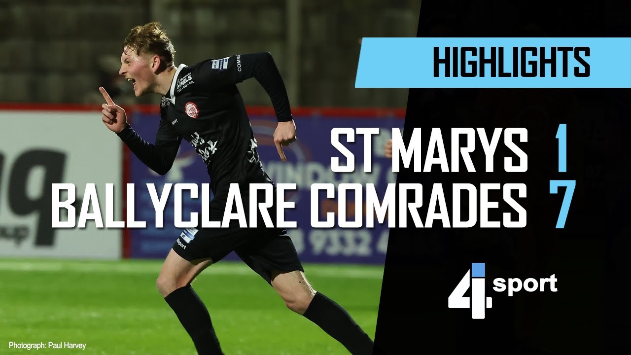 St Marys 1 - 7 Ballyclare Comrades - 23 Jan 26