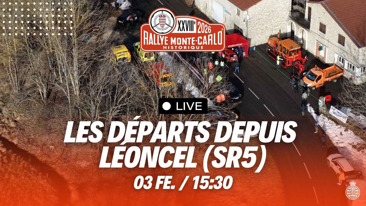 🔴 EN DIRECT – Léoncel (SR5) | Rallye Monte-Carlo Historique 2026