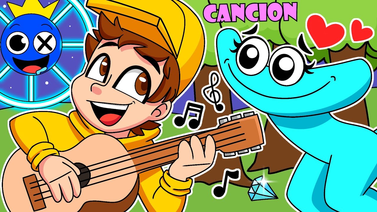 Mi MEJOR AMIGA CYAN CANCION 🌟 RAINBOW FRIENDS 2 ROBLOX 🎶