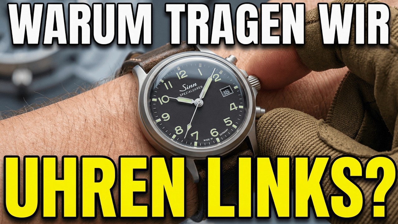 Warum werden Uhren an der LINKEN Hand getragen?