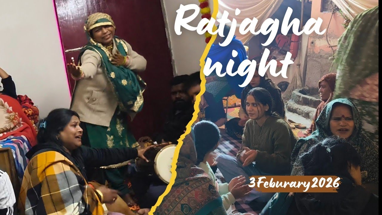 Raatjaga 🤗 night,  3 February 2026, 23 vlog 