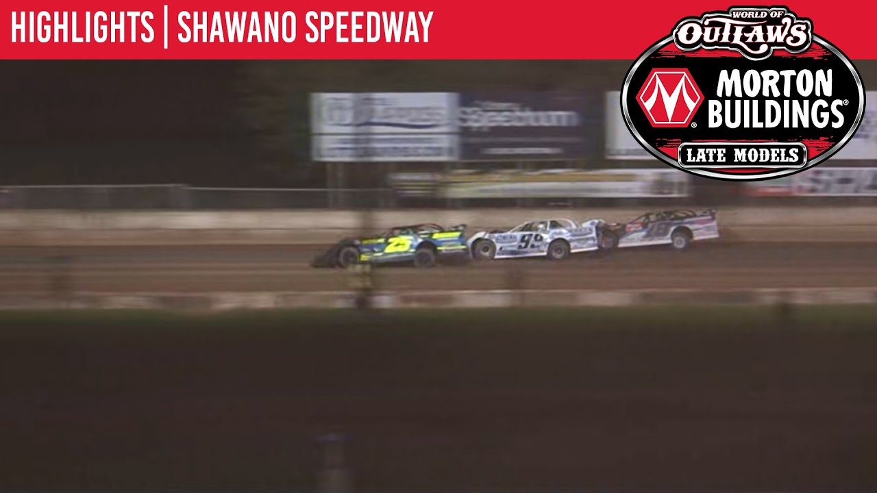 World of Outlaws Morton Buildings Late Models Shawano Speedway July 30th, 2019 | HIGHLIGHTS