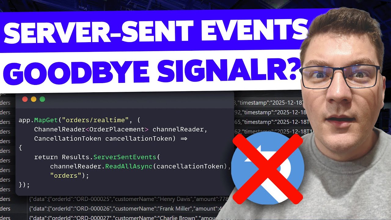 Goodbye SignalR? Native Server-Sent Events are Here!
