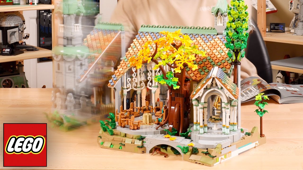 Building LEGO Rivendell in 9 minutes!