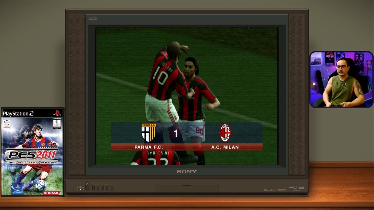 ✅Master League PES 2011 Capturado do Playstation 2 (Parma x Milan);