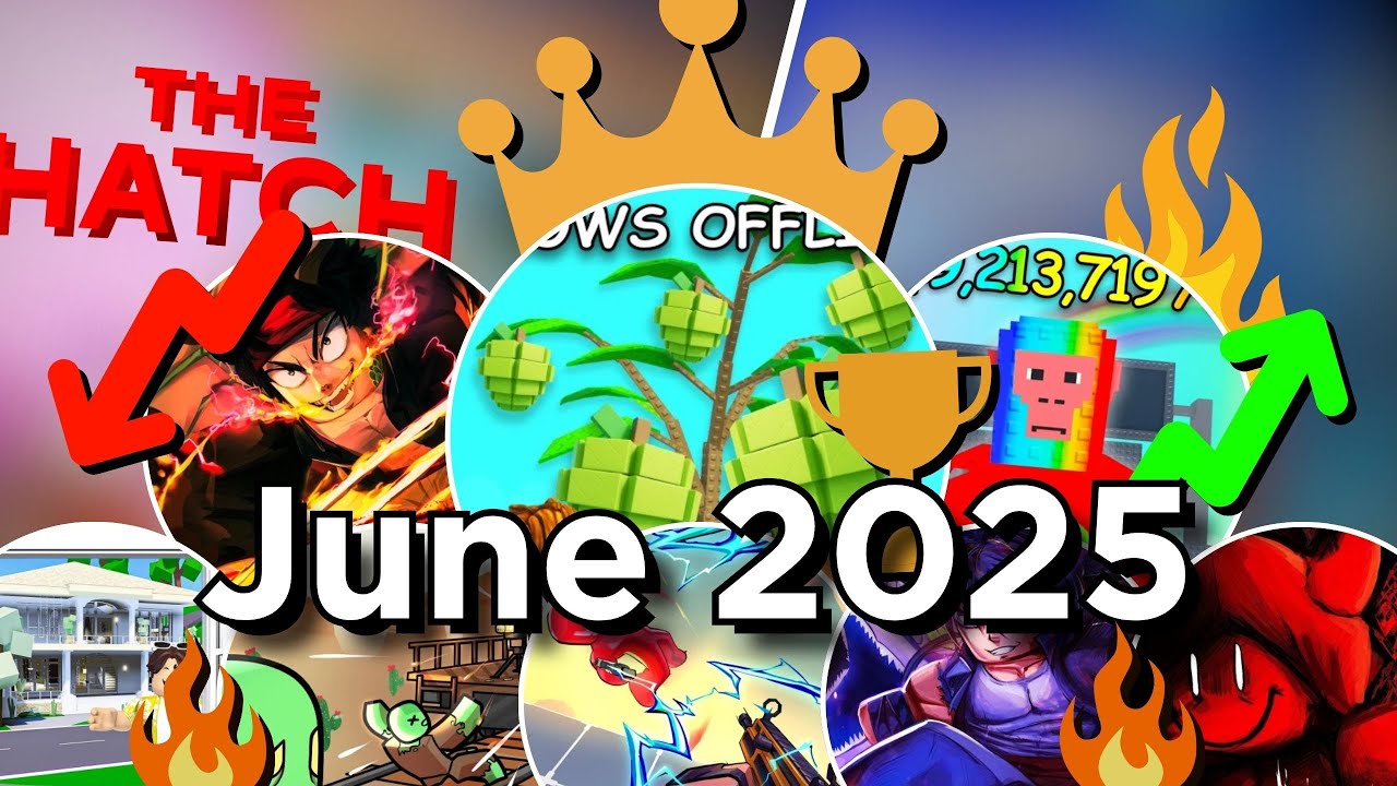 Most Played Roblox Games (June 2025)