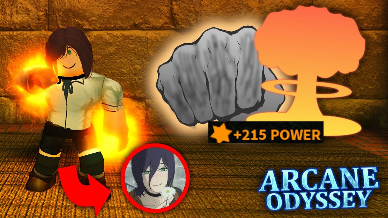 200 POWER EXPLOSION + POWDER FIST REZE BUILD (Arcane Odyssey)