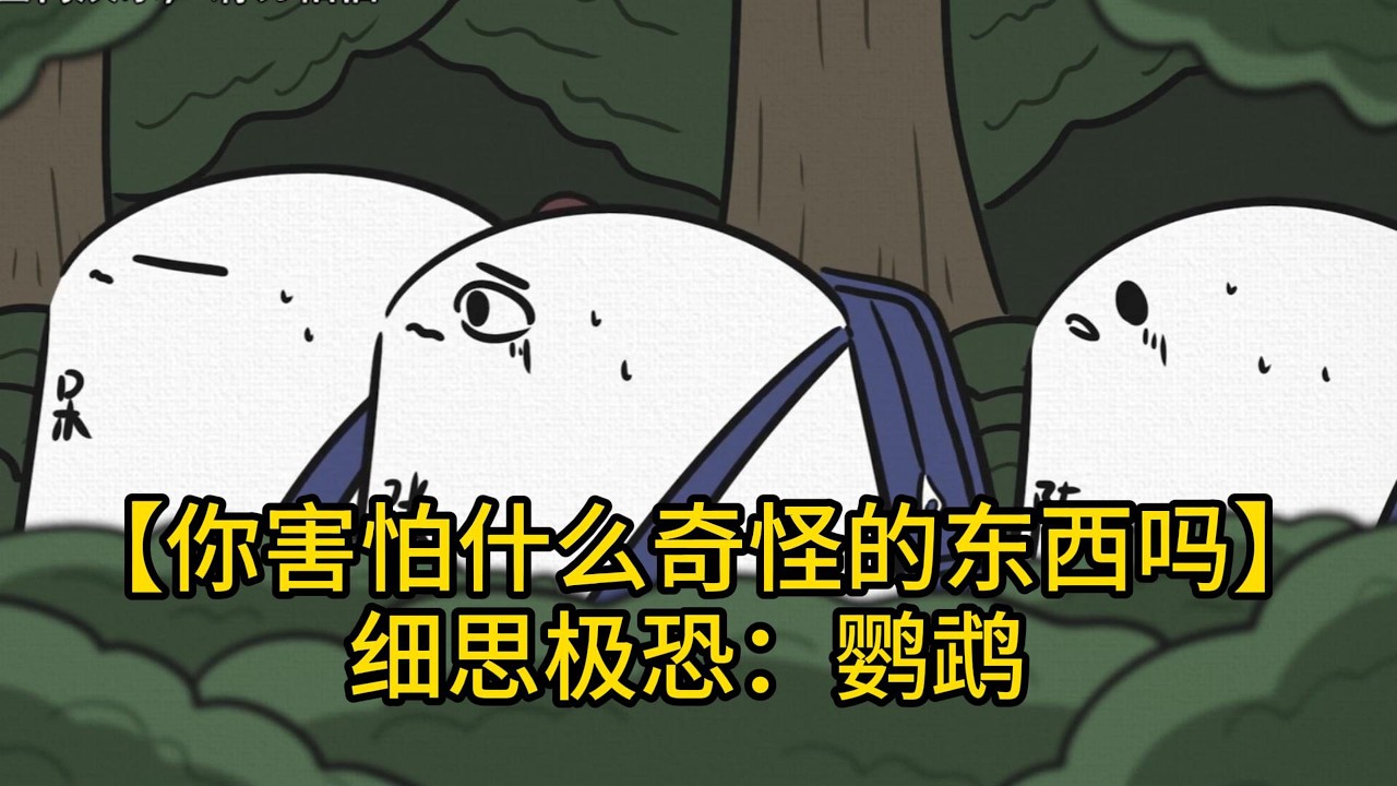 【你害怕什么奇怪的东西吗】细思极恐：鹦鹉 #大口大口吃米饭 #可爱 #动画 #细思极恐 #恐怖故事
