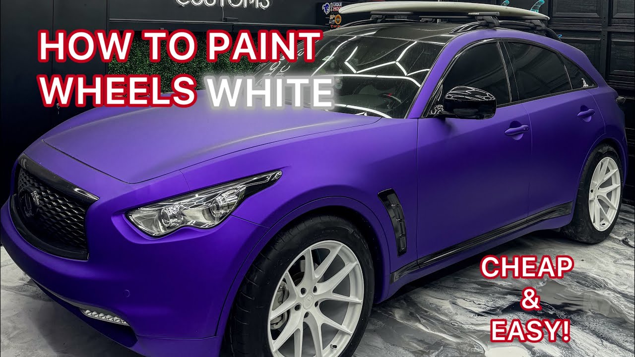 How to Properly Plastidip Wheels WHITE - So Easy!