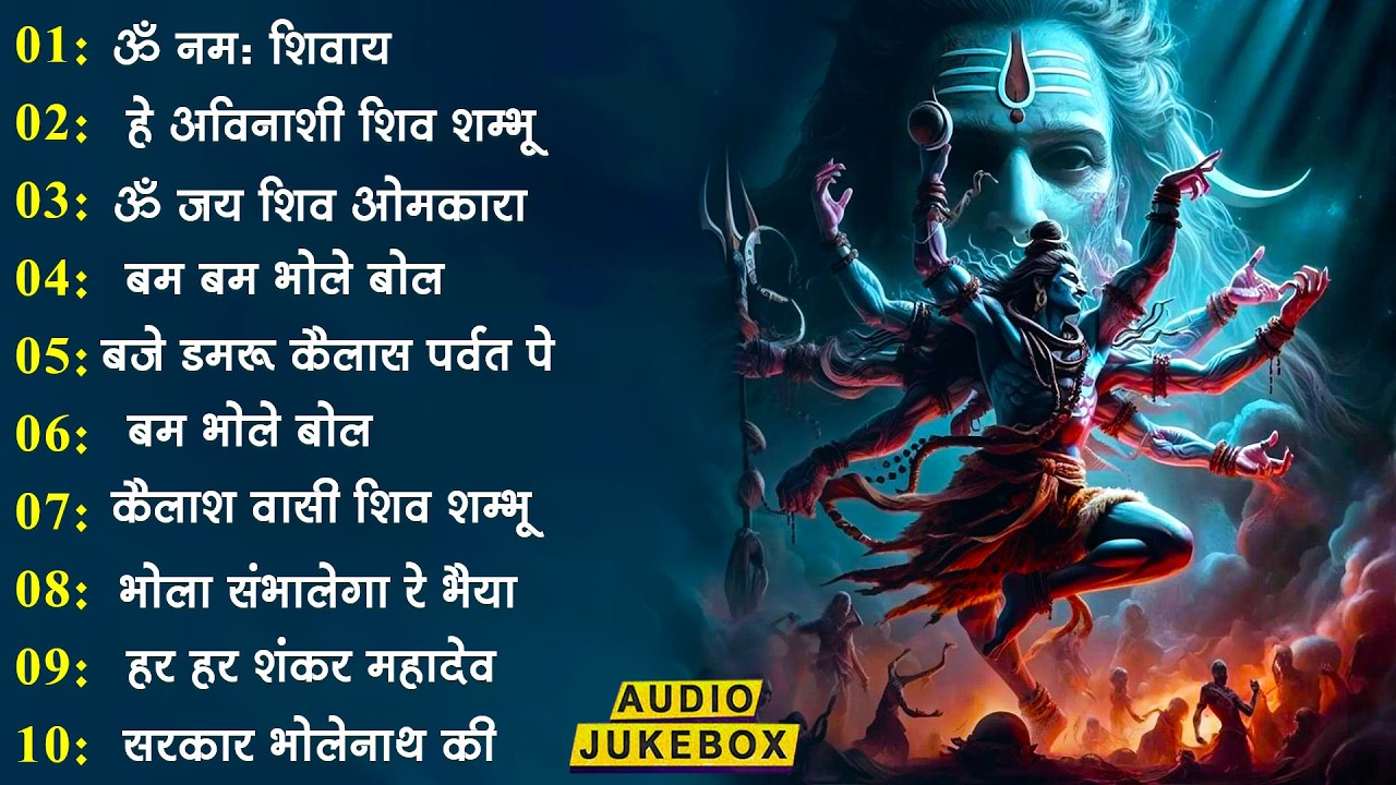 Non Stop Shiv Bhajan | Mahadev Songs | श्रावण मास के भजन | Bhakti Song | ॐ नम: शिवायः | शिव भजन