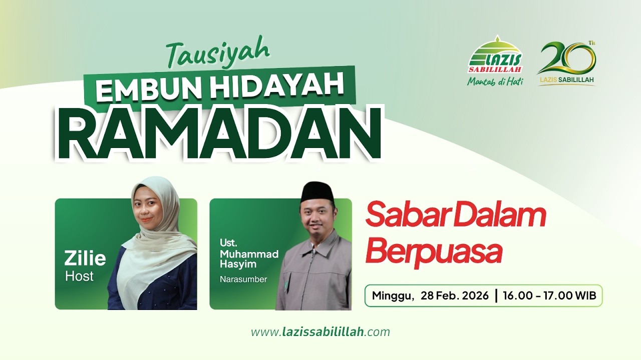 🔴LIVE | Sabar dalam Berpuasa | Embun Hidayah Ramadan 1447 H