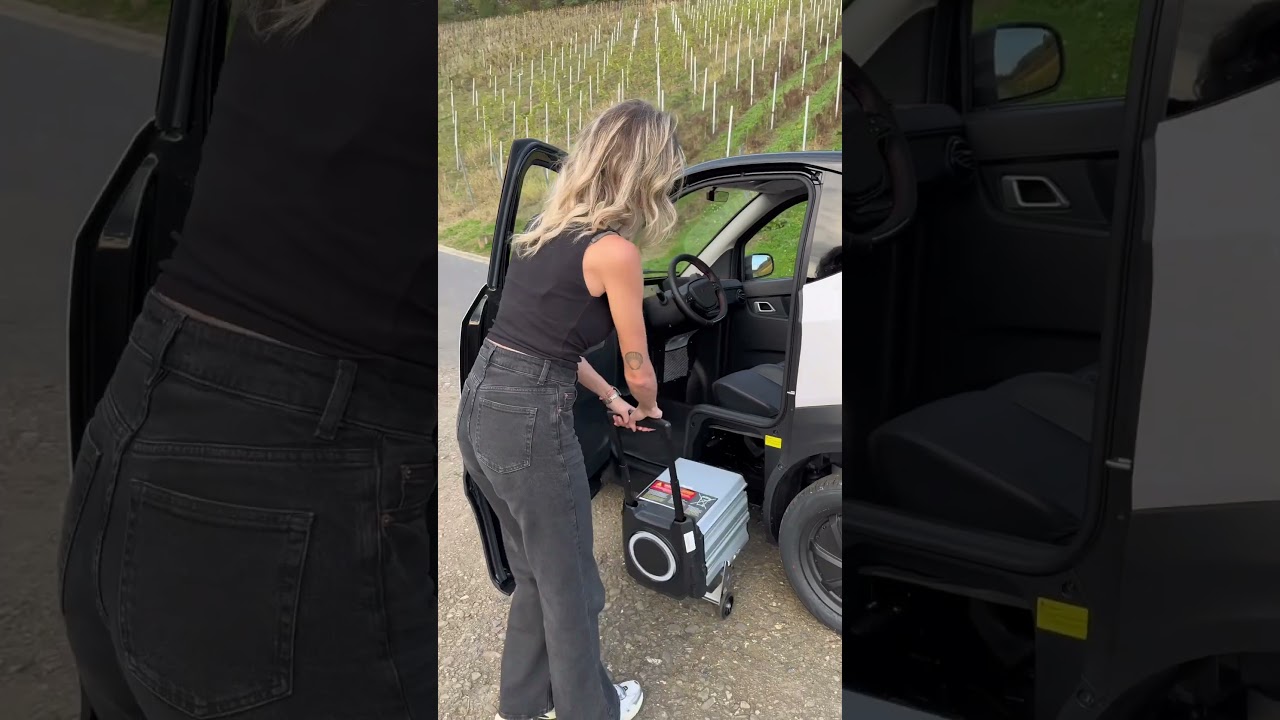 Werbung | This one is so cute! How cool is this function: Battery change of the Nissan Silence S04!