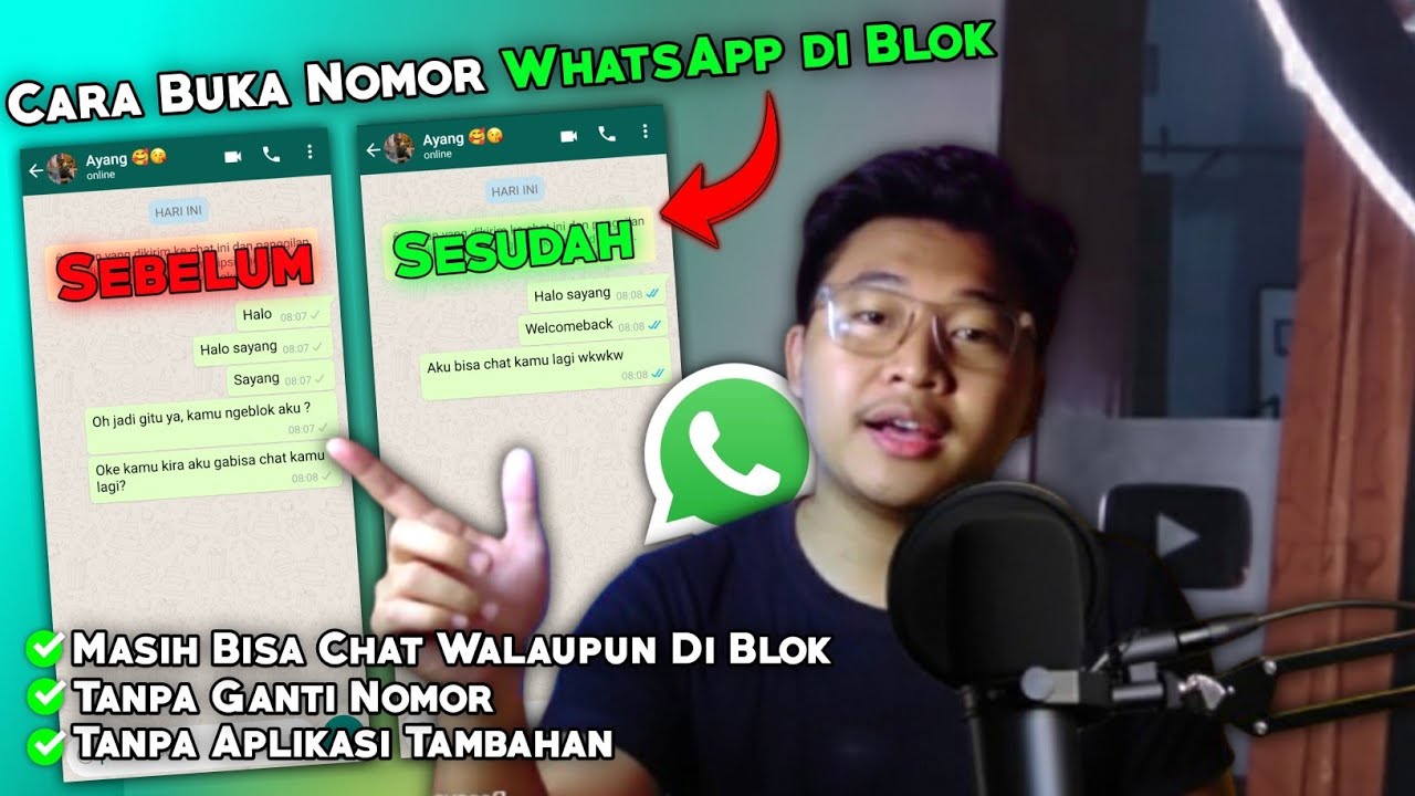 HANYA 2 MENIT‼️ CARA BUKA BLOKIR WA orang yang memblokir kita Tanpa Ganti Nomor Terbaru 2025