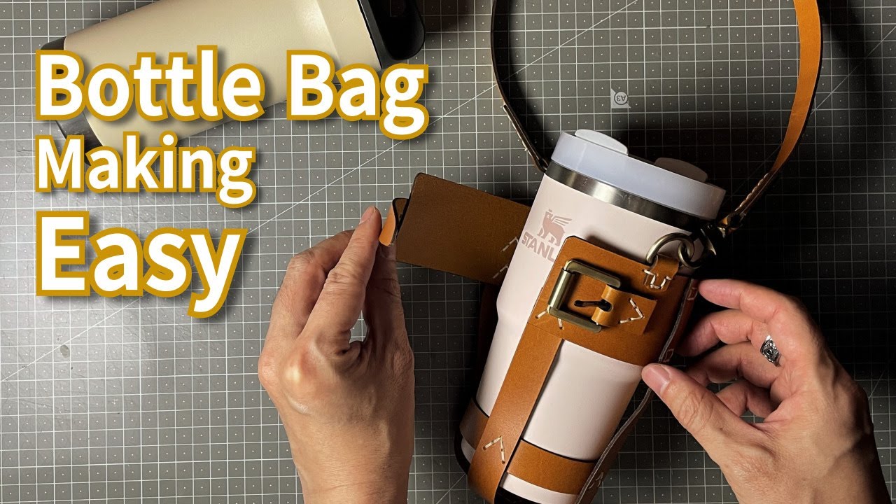 Leather Craft Easy DIY Leather Bottle Bag