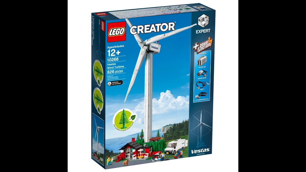 Timelapse - LEGO 10268 L'éolienne Vestas