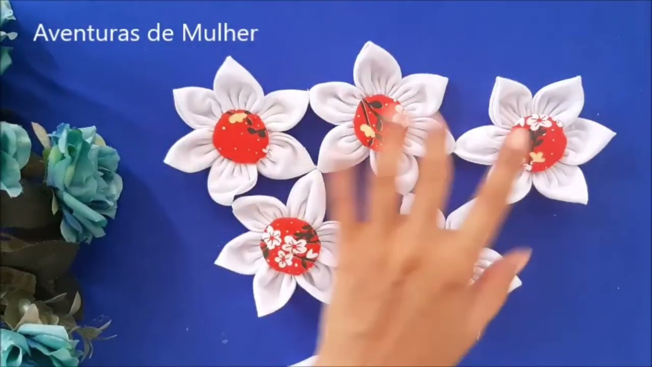 O centro de mesa de fuxico mais lindo que já fiz 