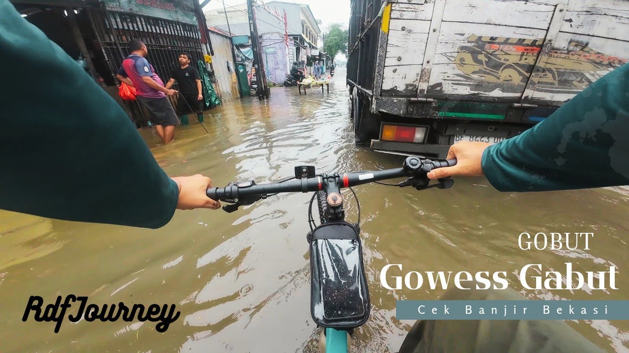 [Eps. 14] GoBut (Gowess Gabut) MTB Terobos Banjir Bekasi 😱 Nekat Tapi Nyata!