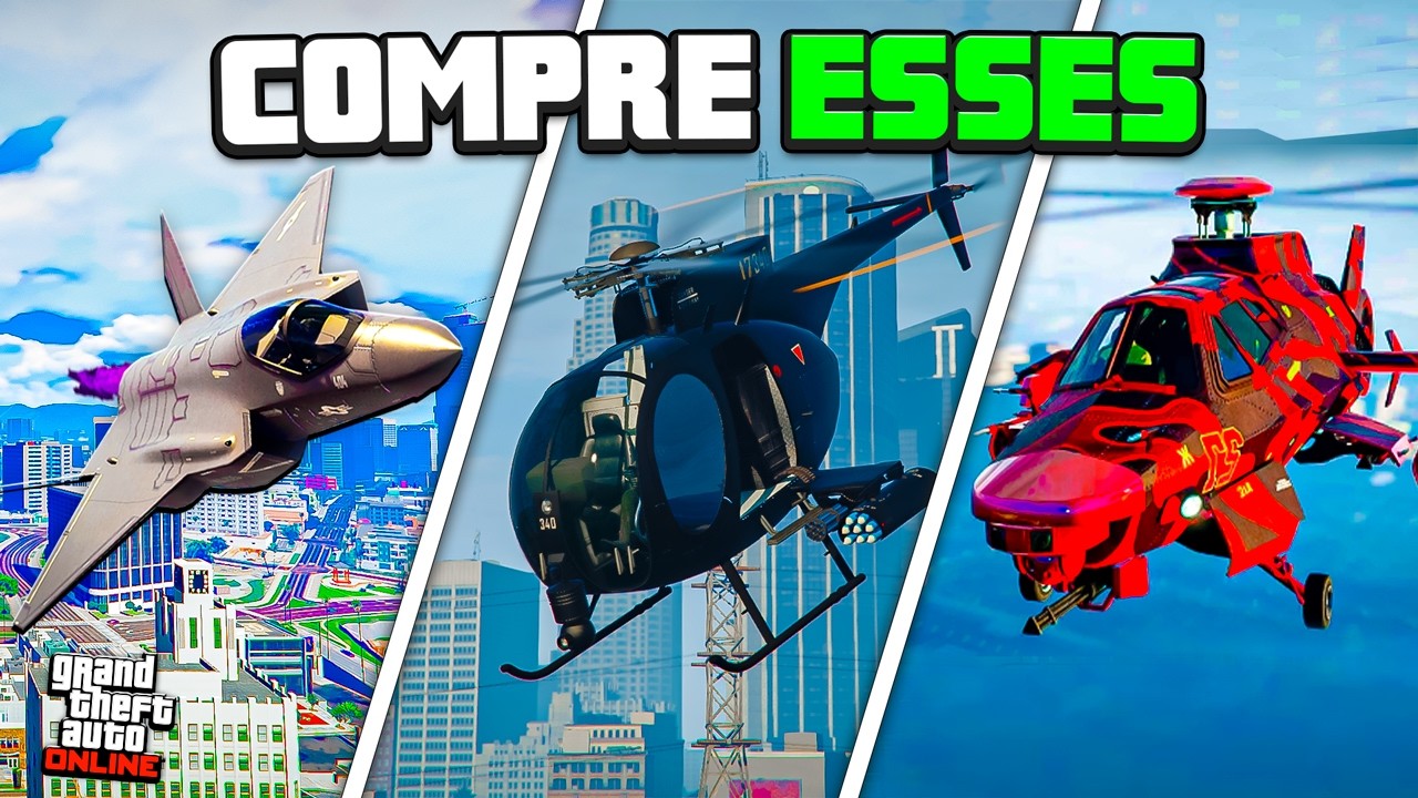 TOP 10 MELHORES AERONAVES QUE VOCÊ PRECISA NO GTA 5 ONLINE (2025)