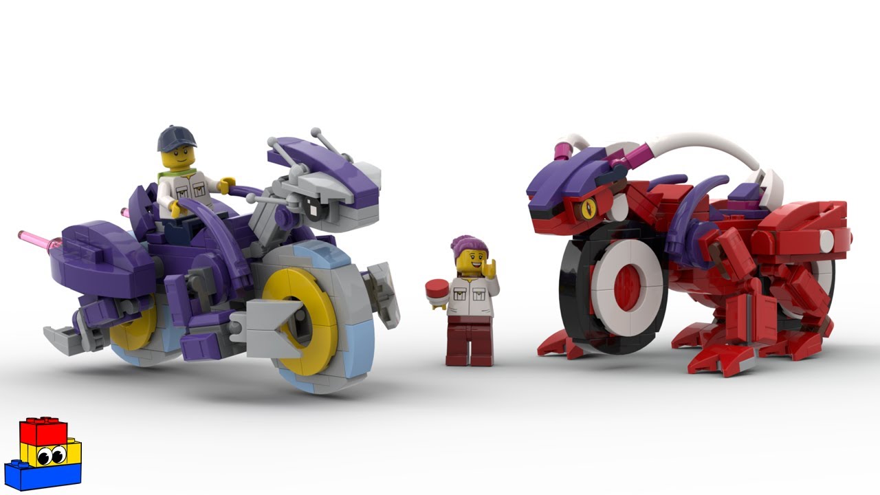 How to make Miraidon and Koraidon out of LEGO // Pokémon: Scarlet and Violet