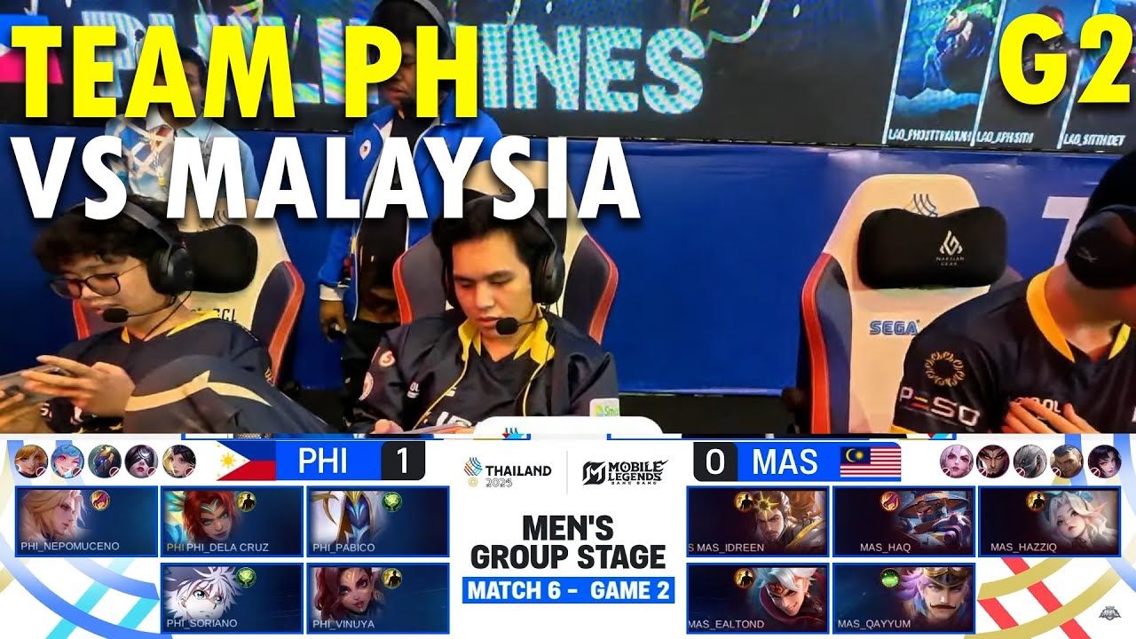 Team Philippines vs Team Malaysia Game 2 | SEA Games 33rd