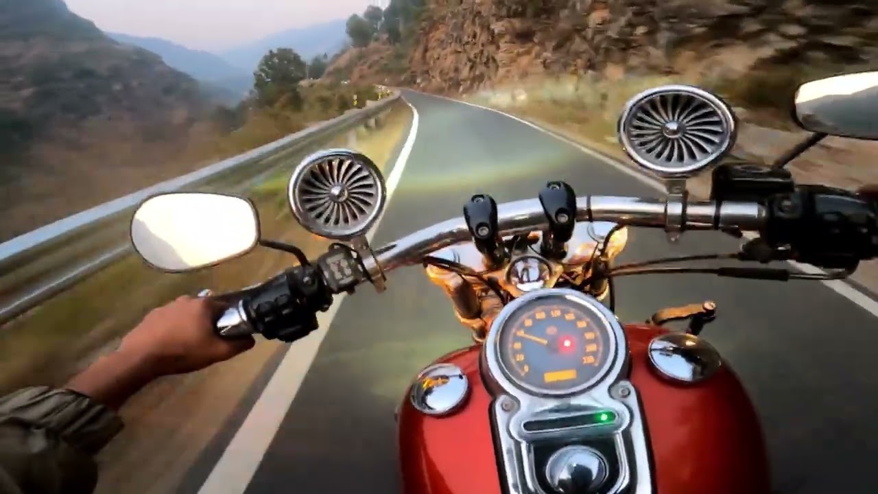 Swarg ✅ I Found a Secret Paradise in Uttarakhand! @harleydavidson Dyna on Tehri Lambgaon road  ⚡️