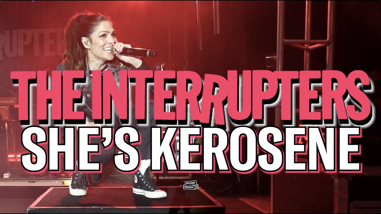 THE INTERRUPTERS - SHE'S KEROSENE LIVE IN SAN PEDRO, 2025 - 4K - WITH LYRICS