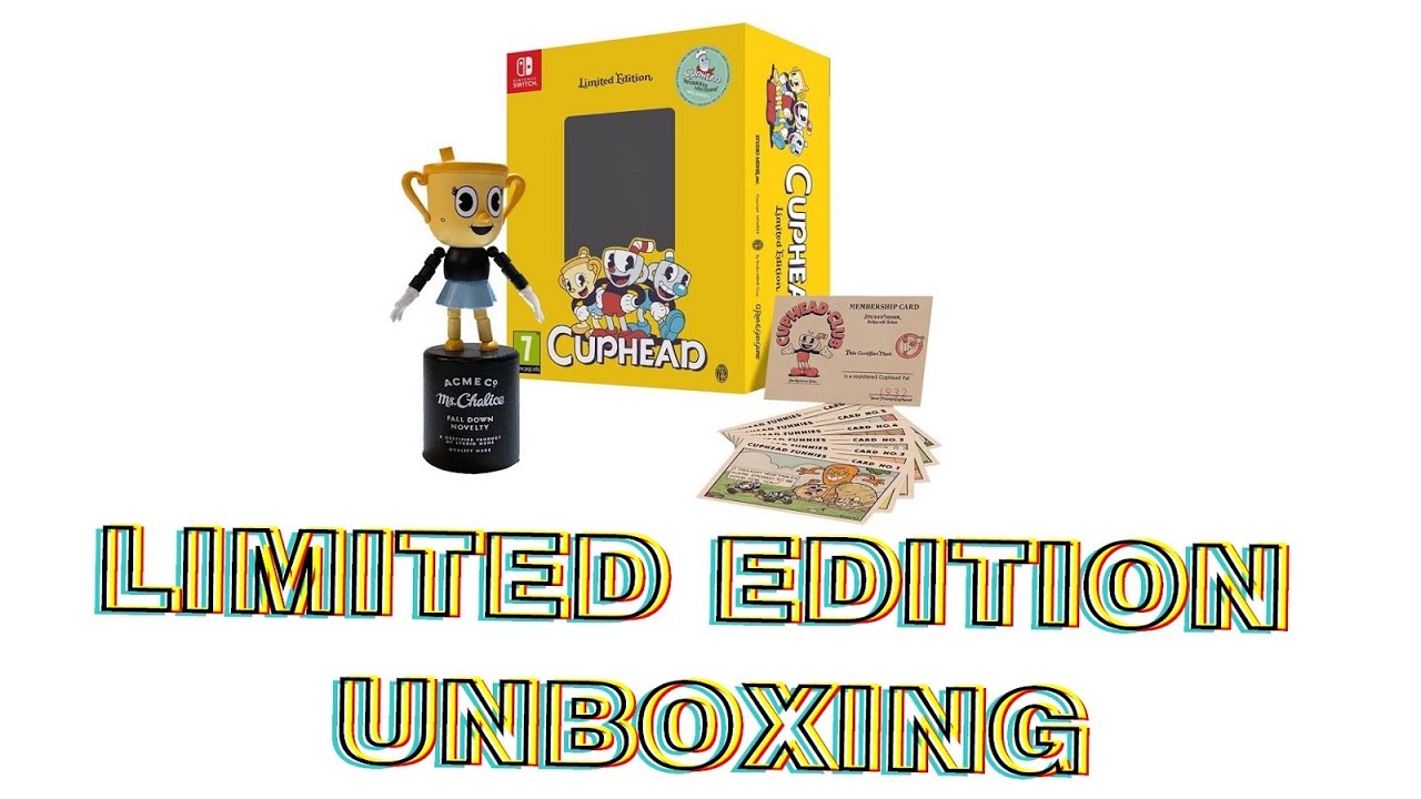 Cuphead Limited Edition UNBOXING Nintendo Switch