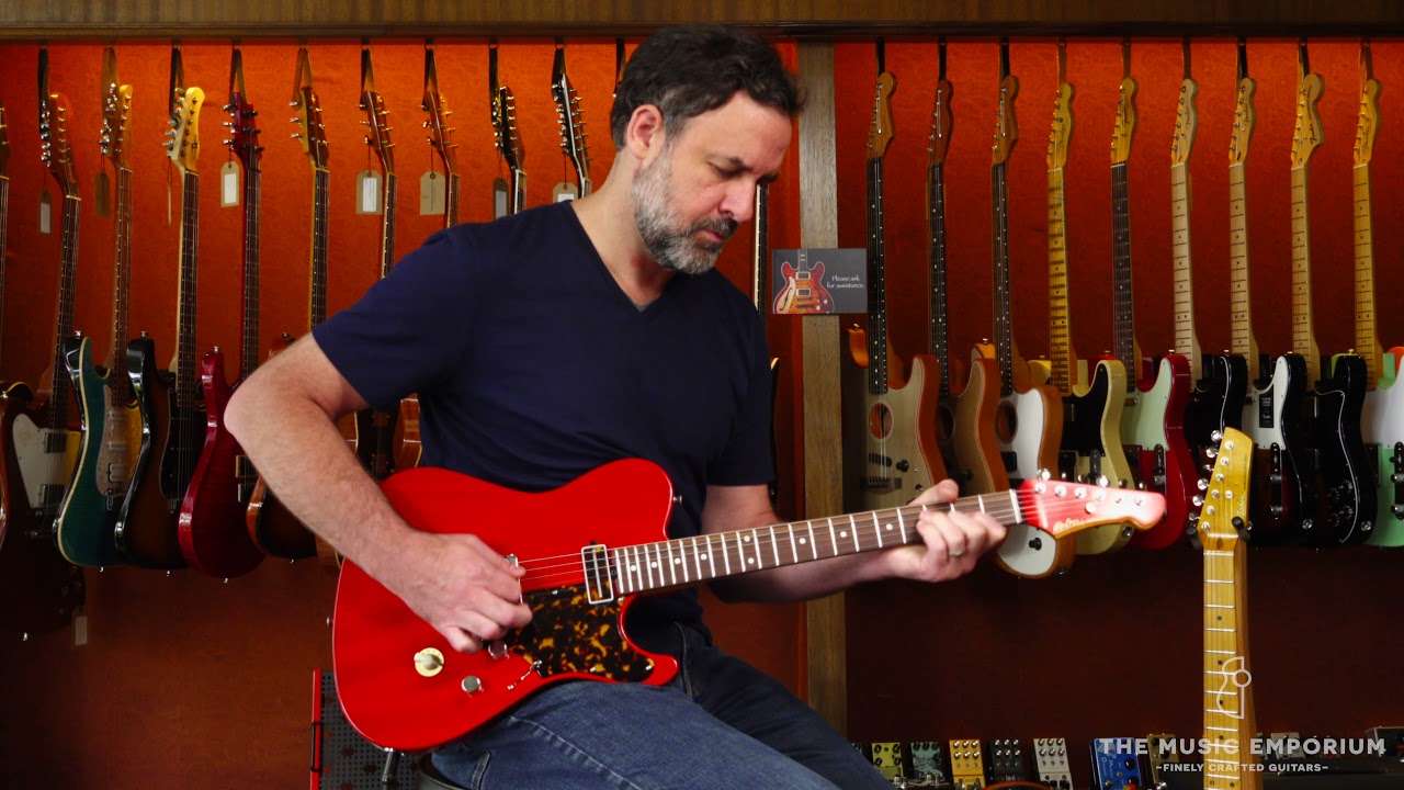 Asher T-Deluxe Trans Cherry Light Relic @themusicemporiumboston