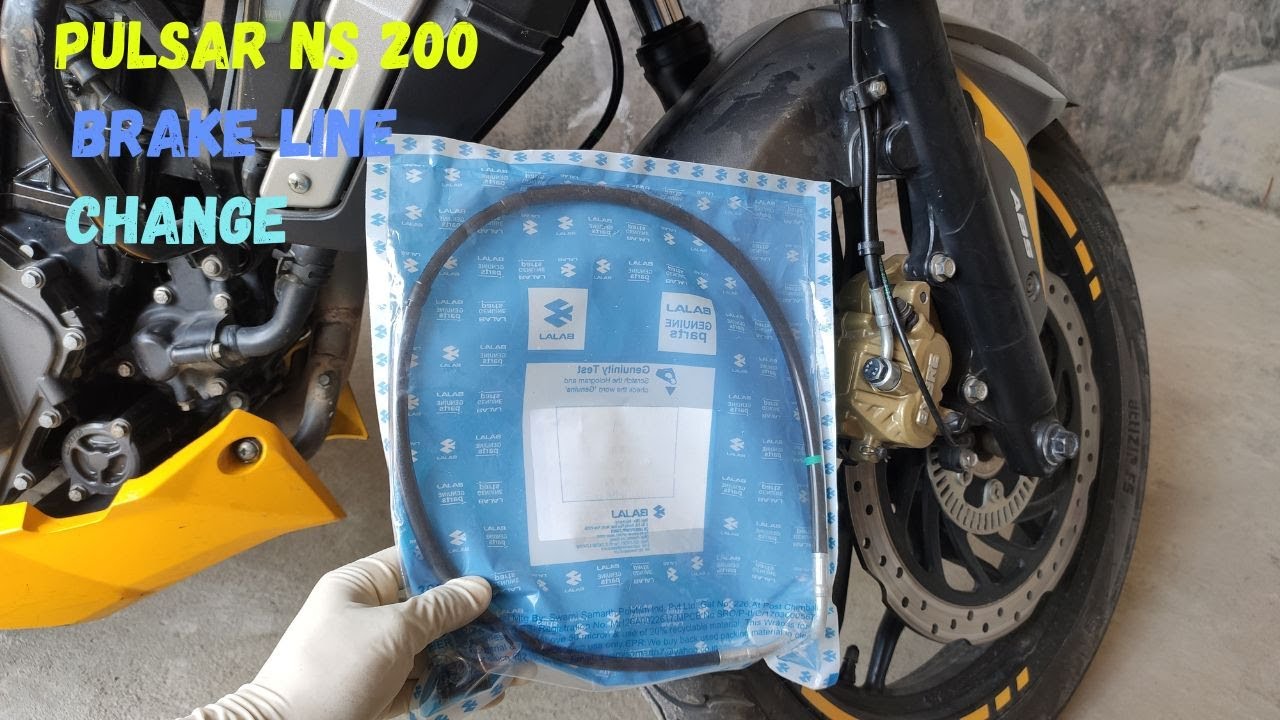 Brake line was Damage how to Replace the Brake line in Pulsar NS 200