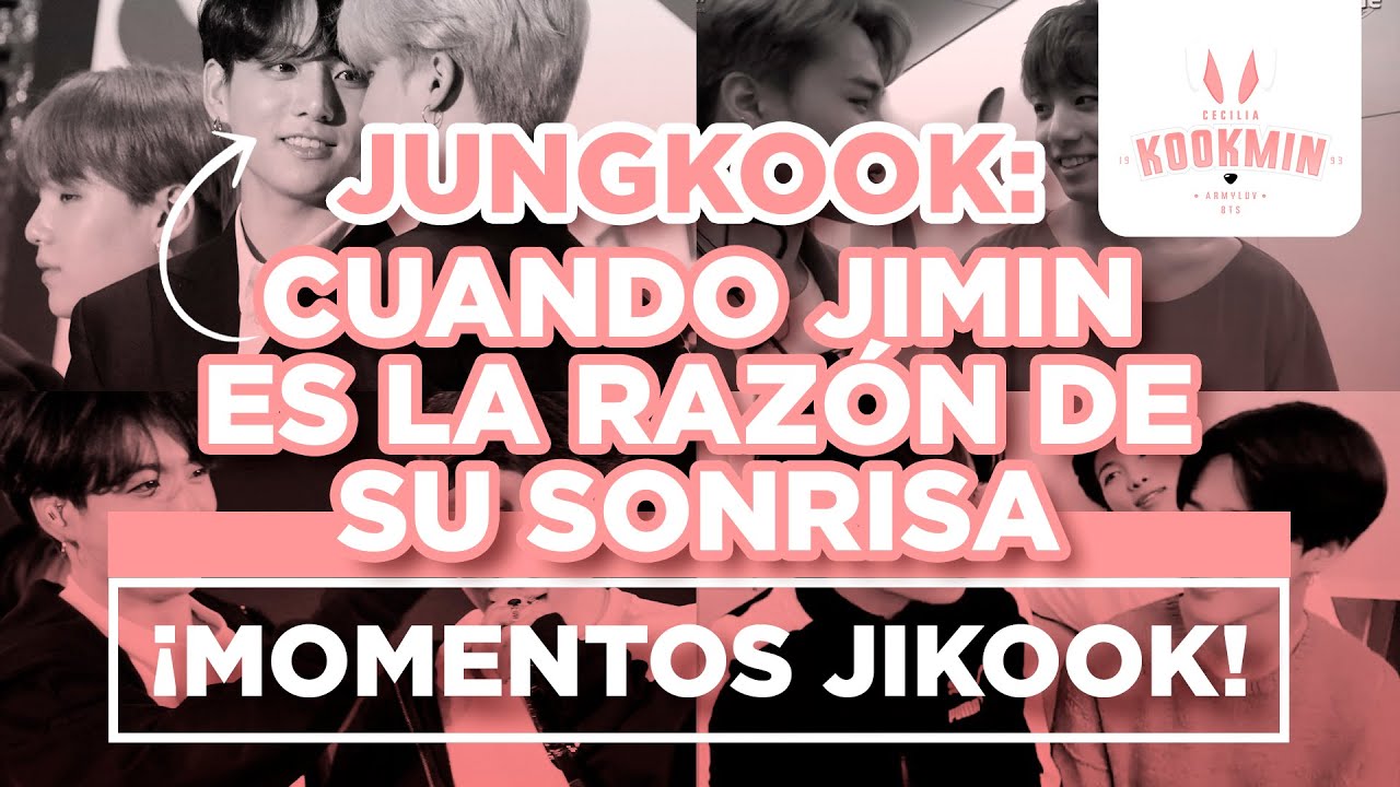 JIKOOK - JungKook Cuando Jimin es la razón de su sonrisa (Cecilia Kookmin)
