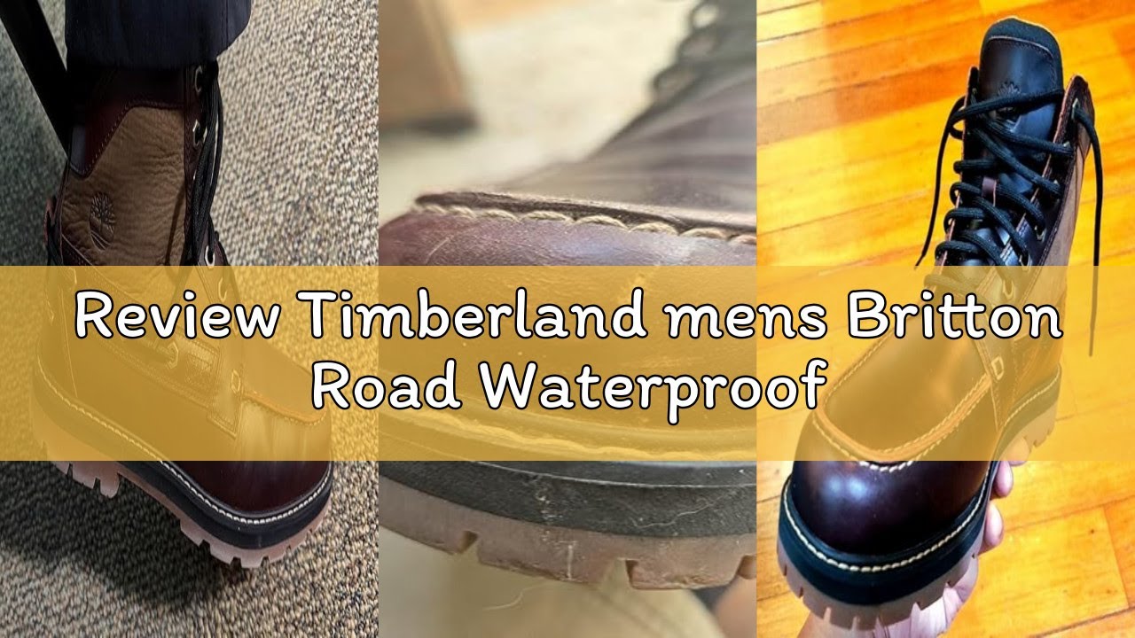 Review Timberland mens Britton Road Waterproof