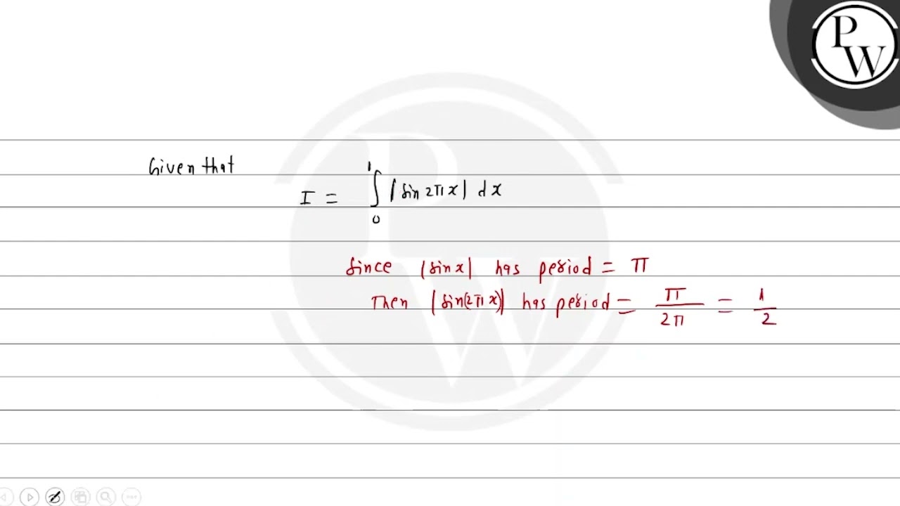 The value of \( \int_{0}^{1}|\sin 2 \pi x| d x \) is equal to \( \mathrm{P} \) (A) 0 (B) \( \fra...