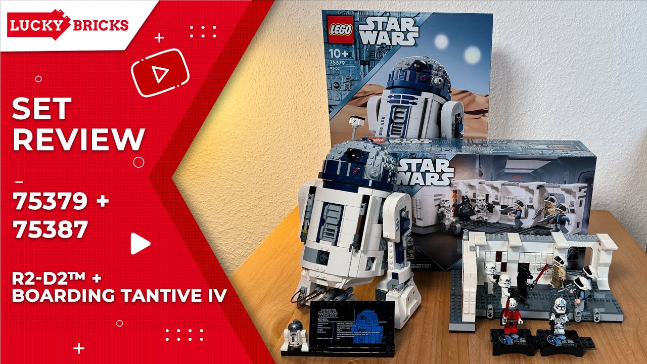 Wir sind im Star Wars Fieber! | Review LEGO® Star Wars - 75387 Tantive IV und 75379 R2-D2