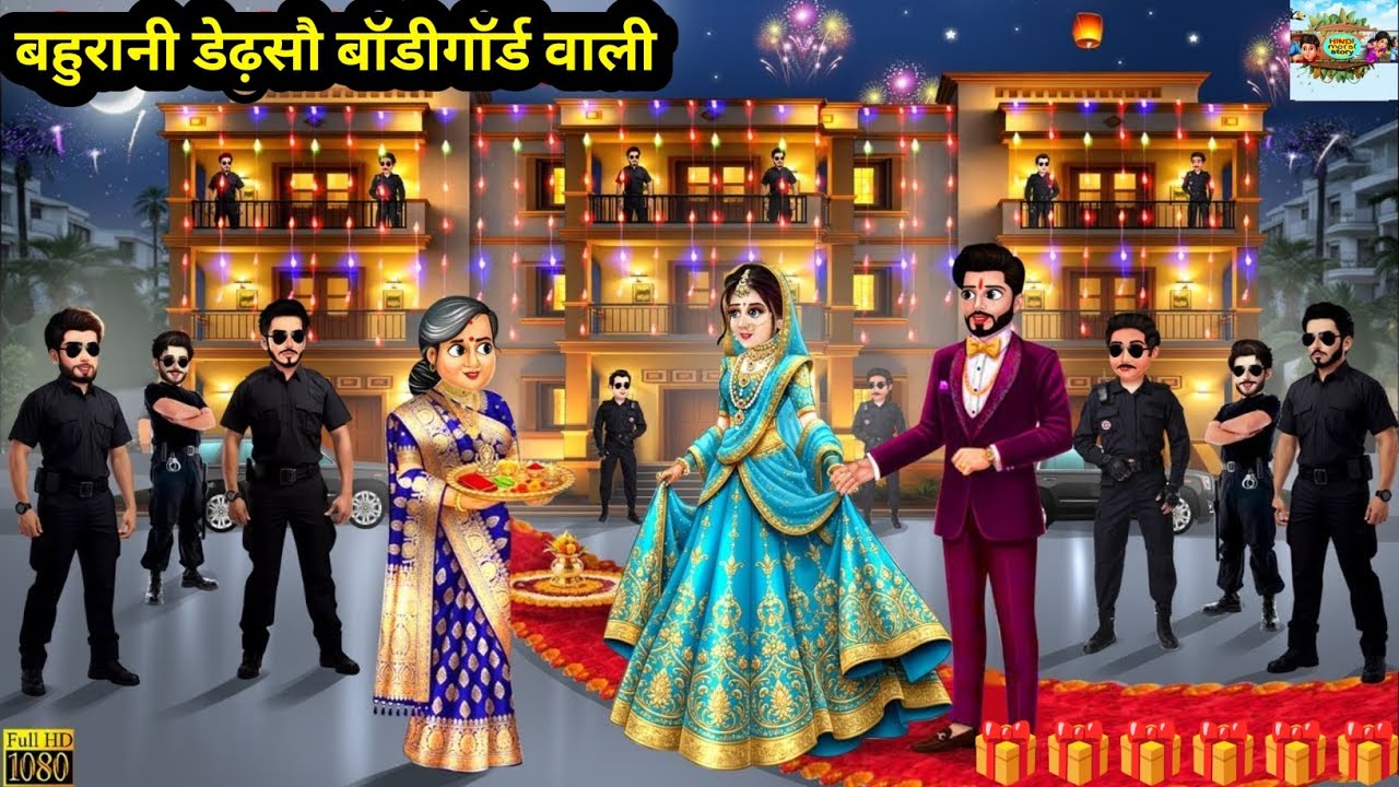 बहुरानी डेढ़सौ बॉडीगॉर्ड वाली | Bodyguard Wali Bahurani | Hindi Kahani | Moral Stories |Hindi Cartoon