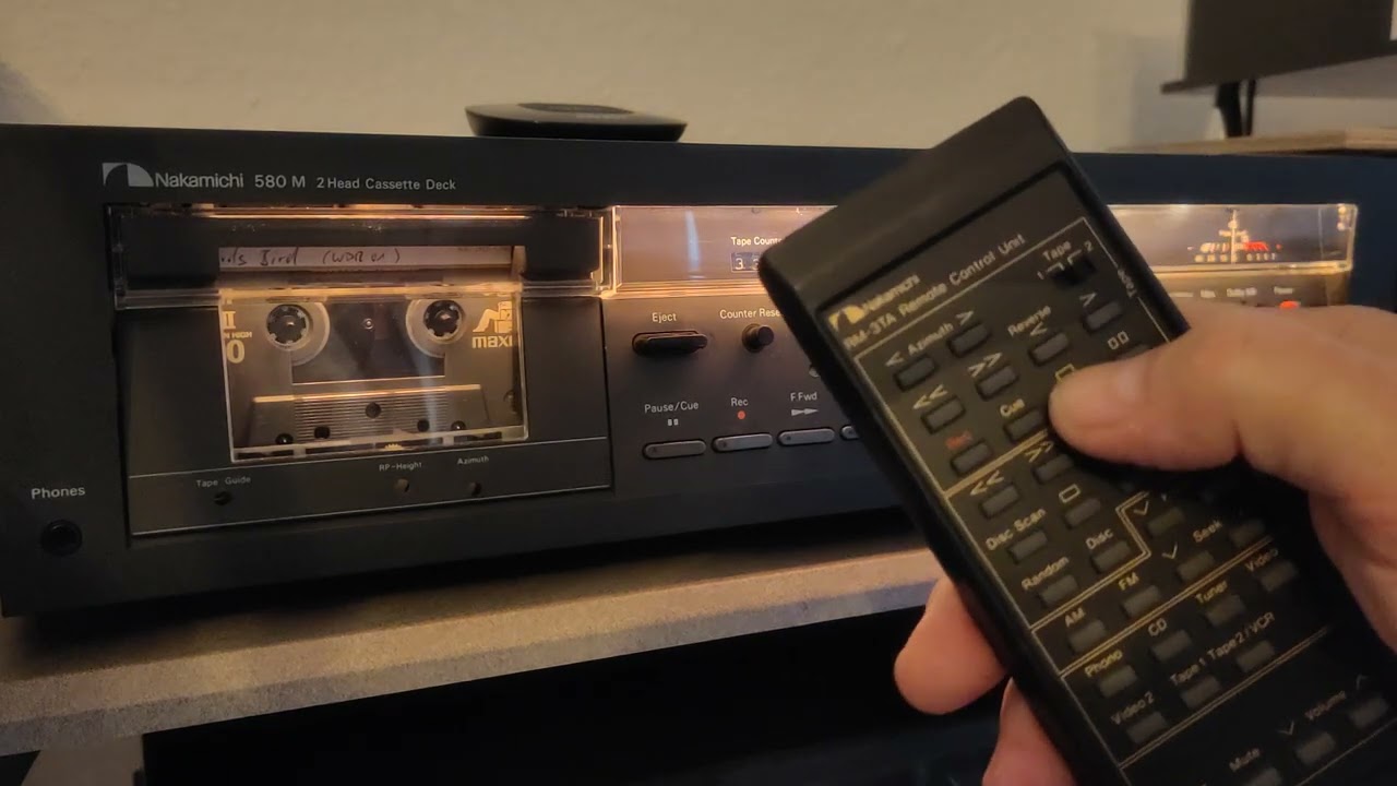 NAKAMICHI 580 M Test/Demo mit Ferbedienung/with remote control RM 3TA