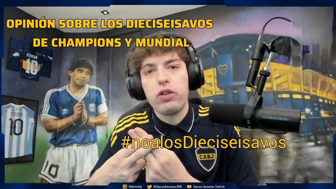 DAVOOXENEIZE opina sobre los dieciseisavos de final de la CHAMPIONS y del MUNDIAL. 