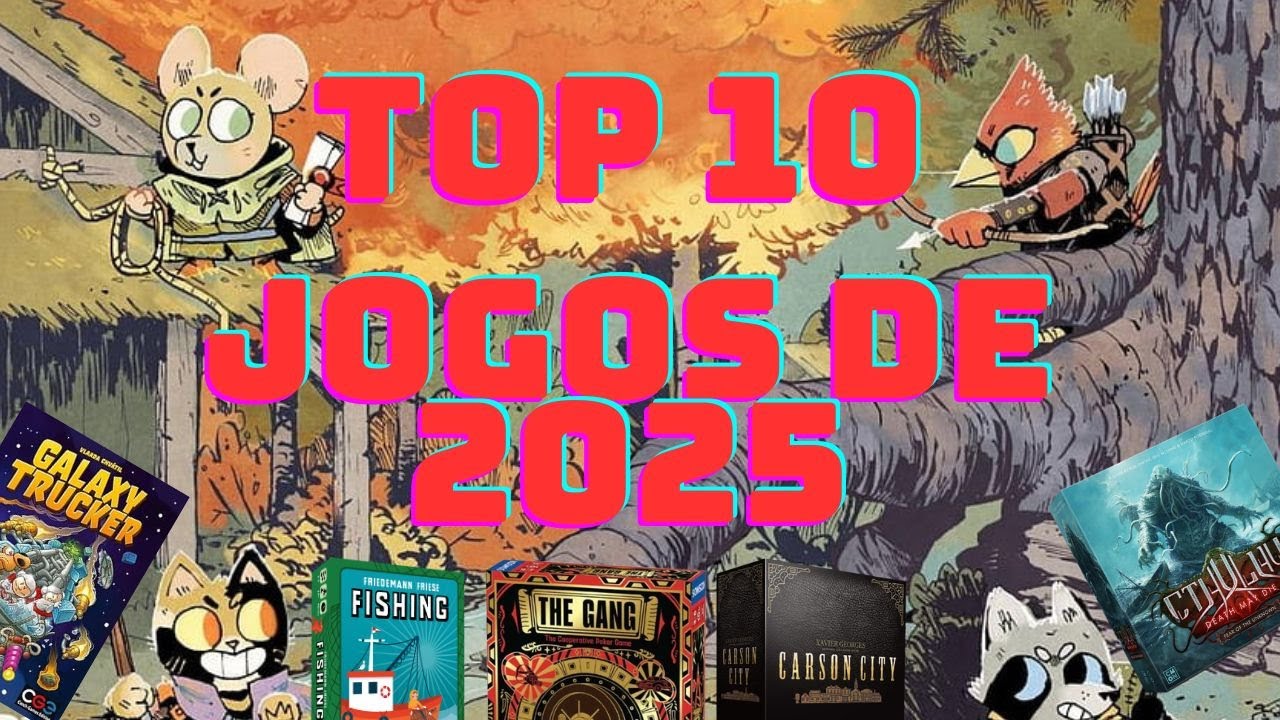 TOP 10 Jogos lançados no Brasil | Edição 2025