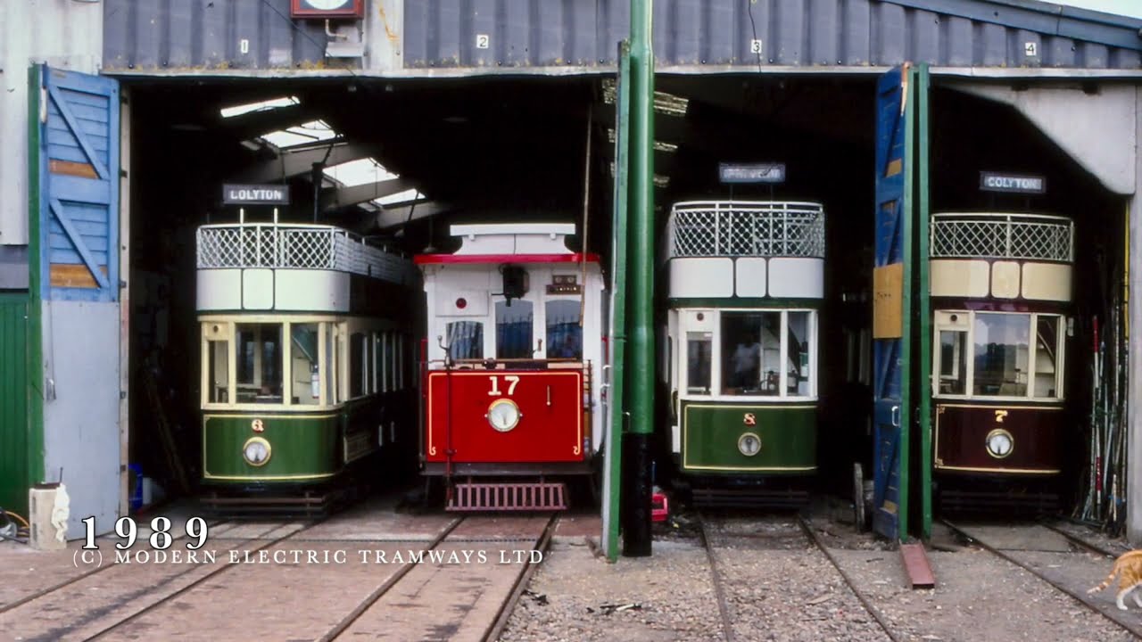 Seaton Tramway's Riverside Depot, Loop and Halt: Then & Now