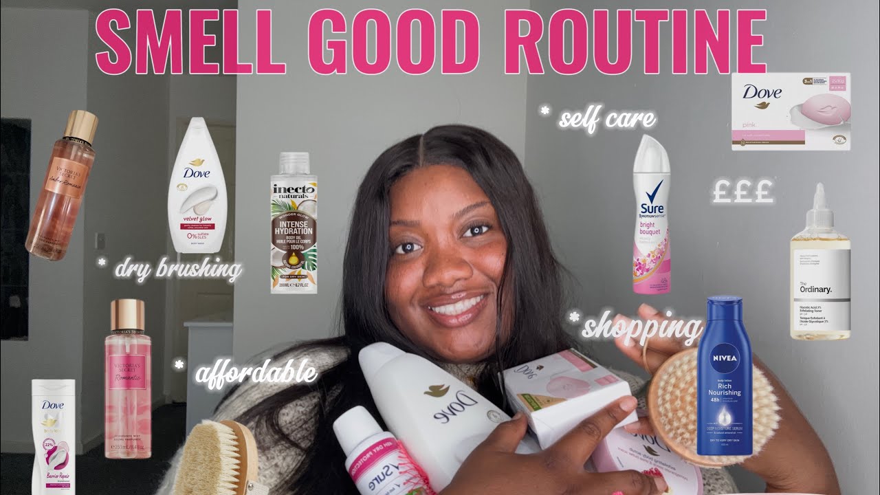 🌸MY BUDGET FRIENDLY FEMININE HYGIENE ROUTINE | TIPS TO SMELL GOOD ALL DAY | DOVE ? DRY BRUSHING ? 🧼