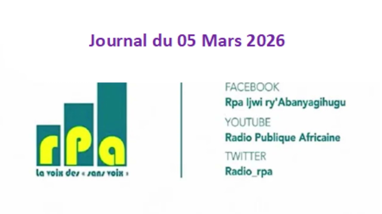 Journal du 05 Mars 2026