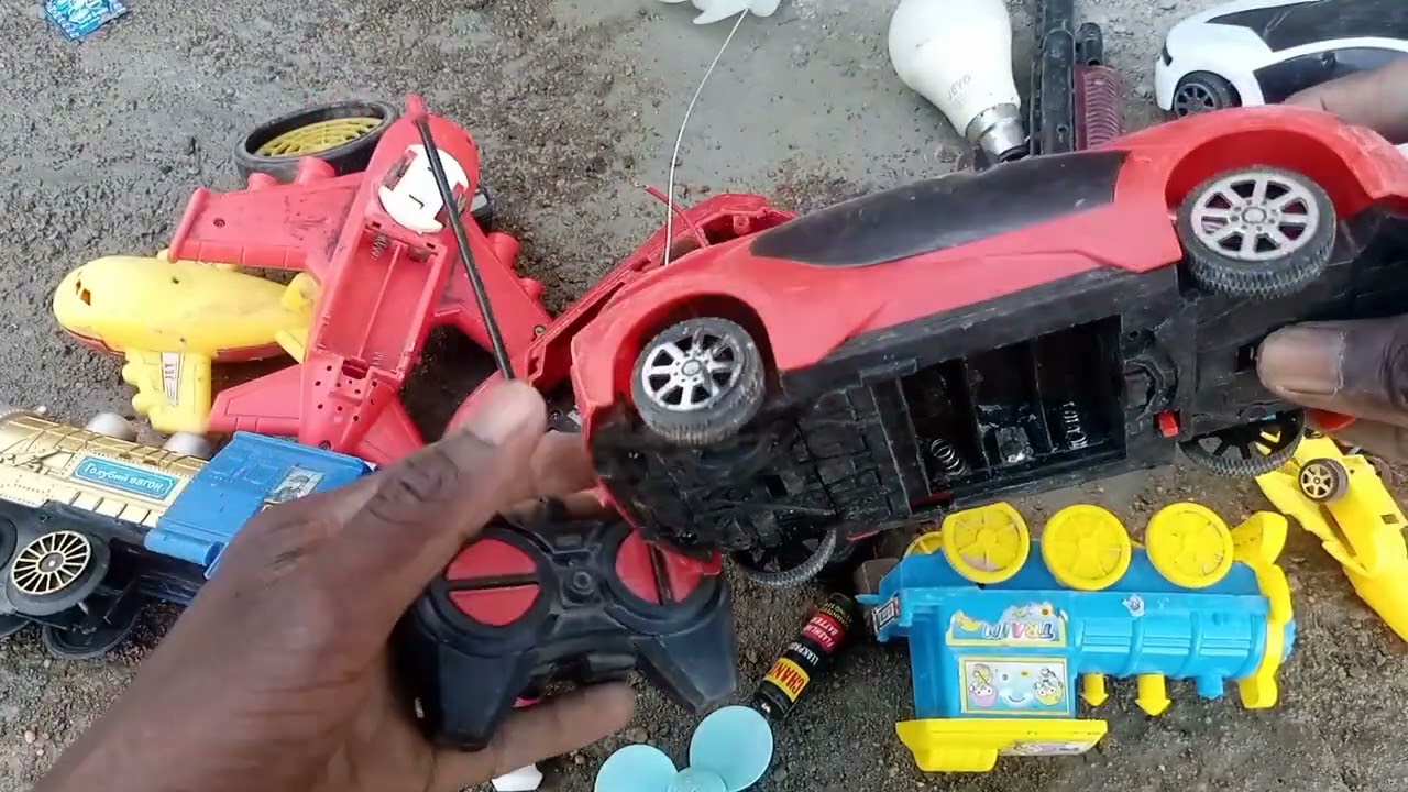 How to make Awesome ideas from scrap DC Motor fan / breaking and opening toy RC cars 