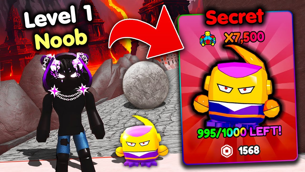 Starting Over as NOOB with OP SECRET in Sisyphus Training! (Roblox)