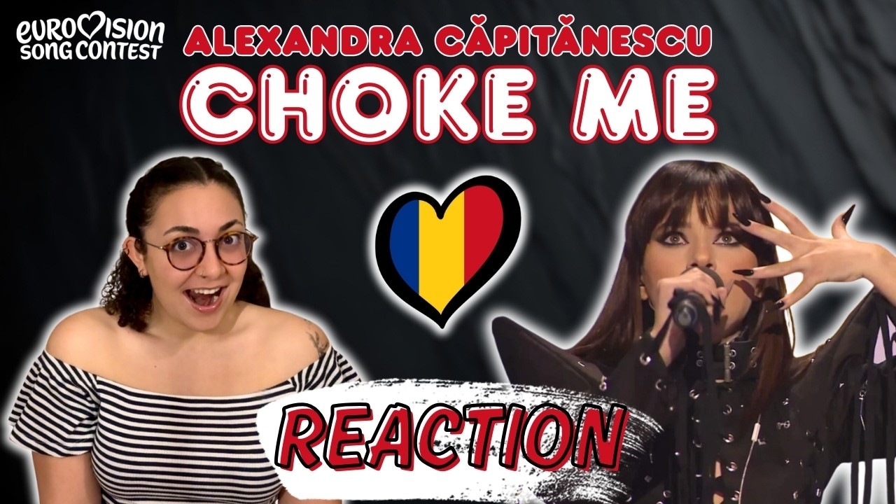 Eurovision 2026 Romanya | Alexandra Căpitănescu - Choke Me | REACTION
