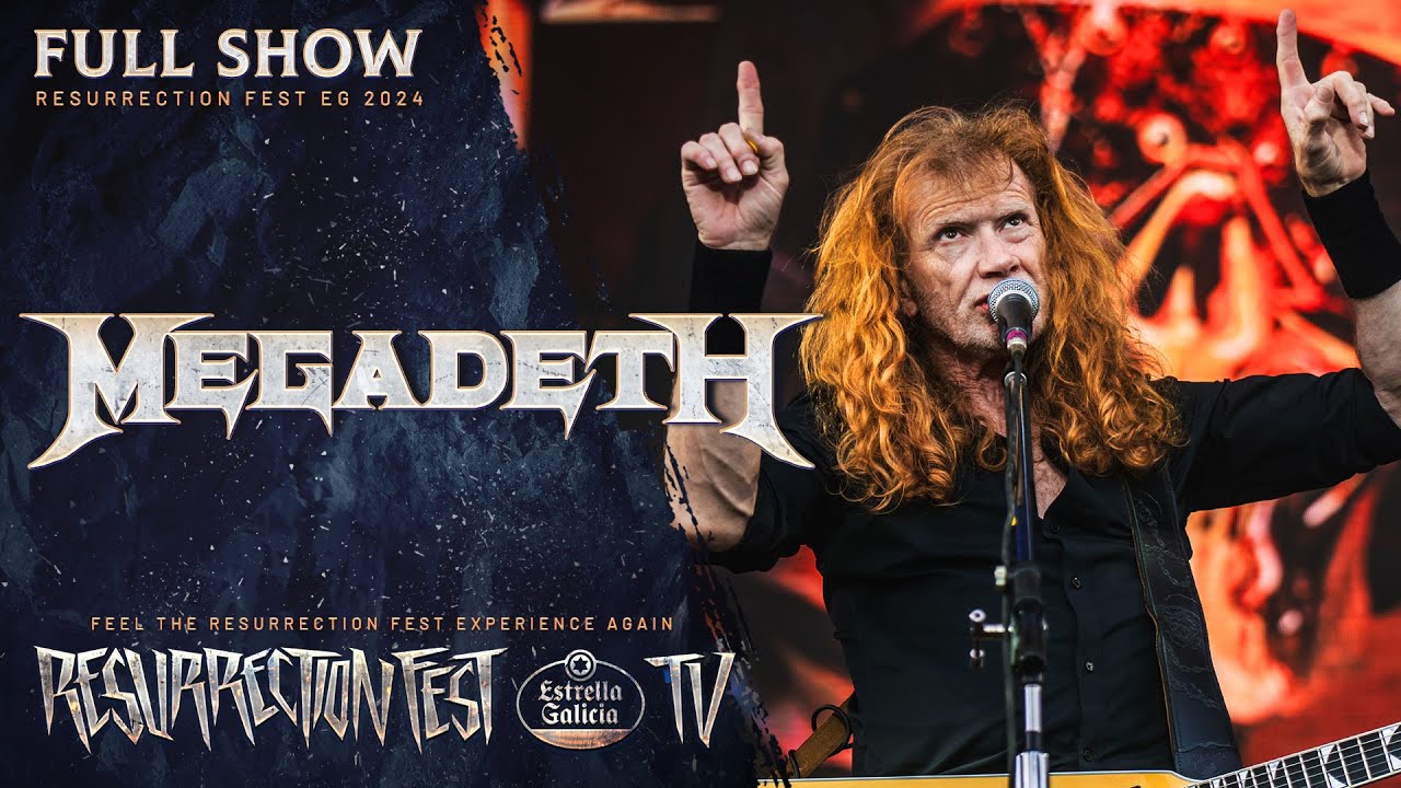 MEGADETH - Live at Resurrection Fest EG 2024 (Viveiro, Galicia, Spain) [Full Show]