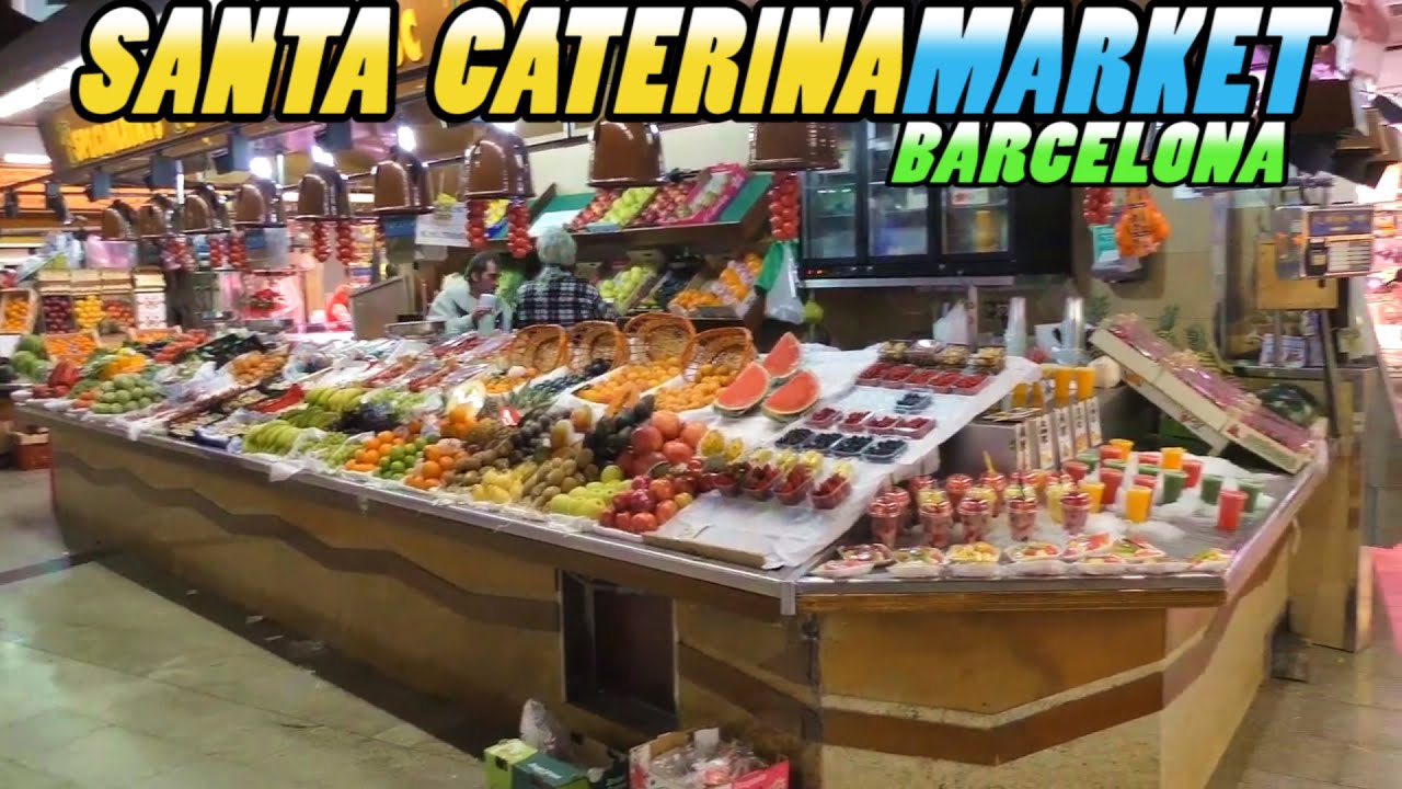 SANTA CATERINA Market - Mercat de Santa Caterina - Barcelona (4k)