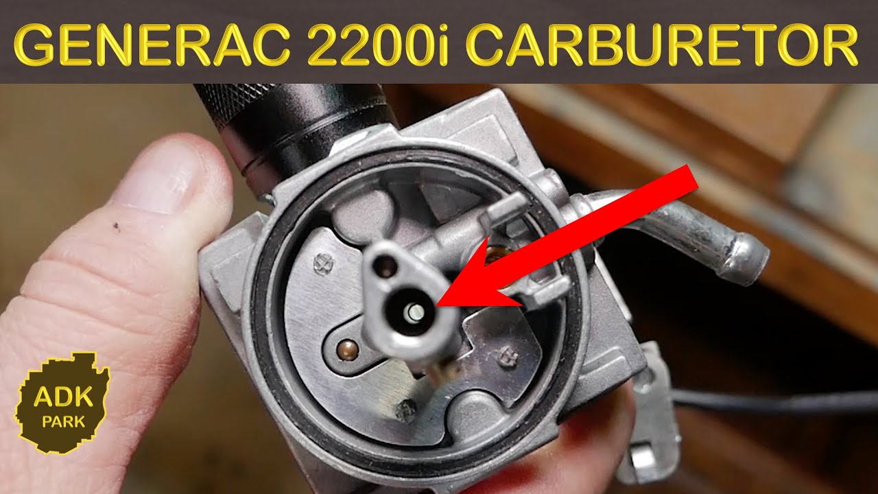 Taking Apart Generac 2200i Carburetor