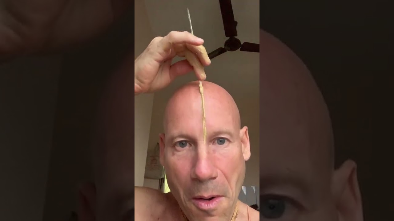 Apply Tilak with Stick Technique